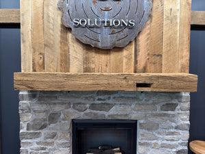 Hewn Oak Mantel