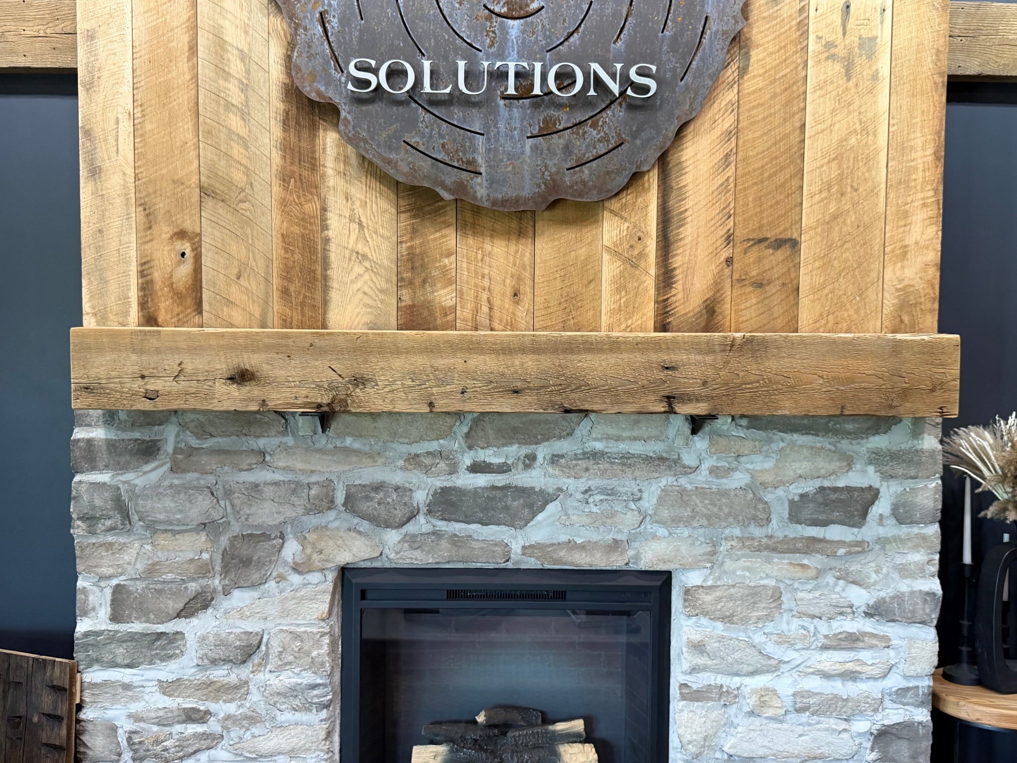 Softwood Rough Sawn Mantel