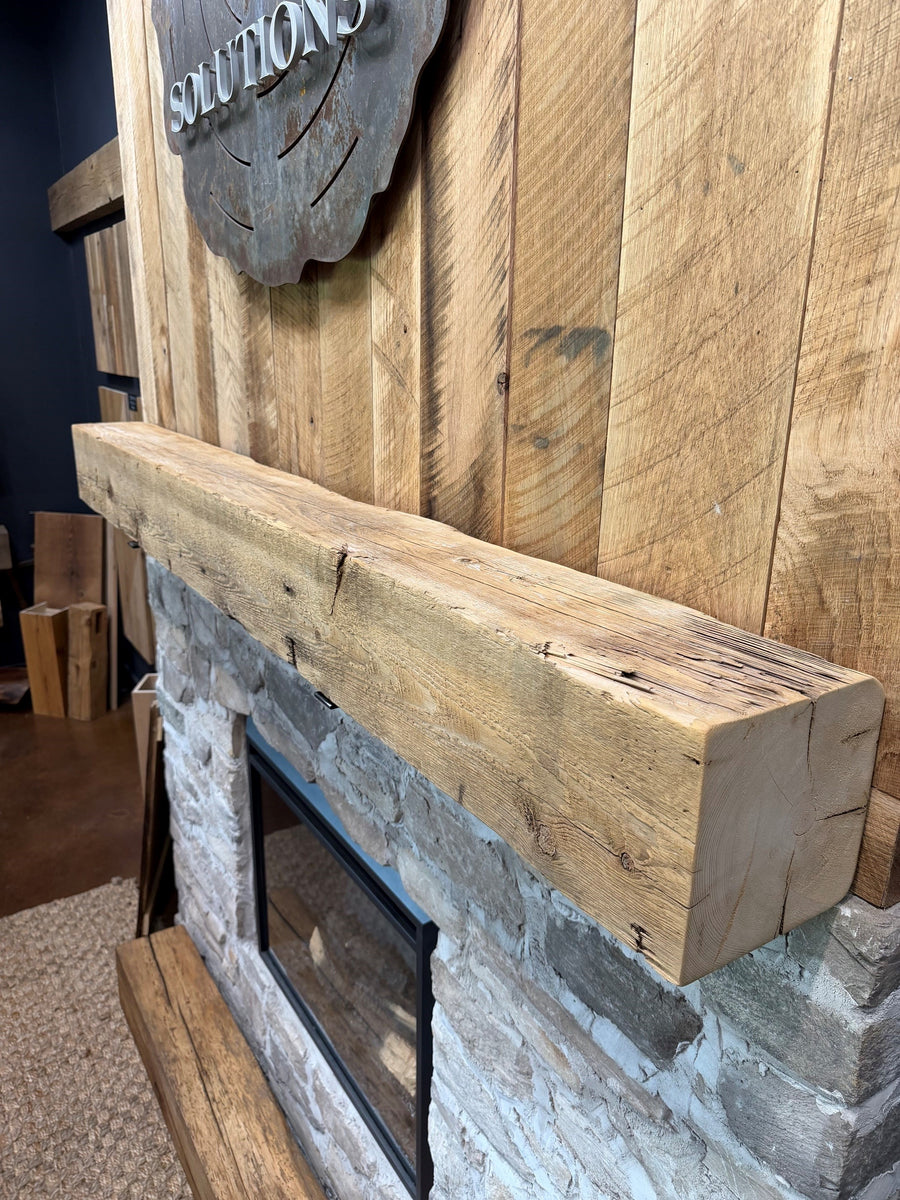Softwood Rough Sawn Mantel