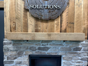 Red Oak Rough Sawn Mantel