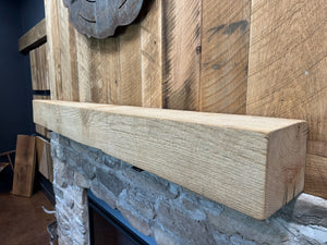 Red Oak Rough Sawn Mantel