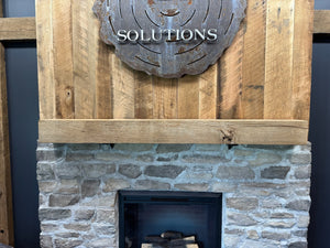 Red Oak Rough Sawn Mantel