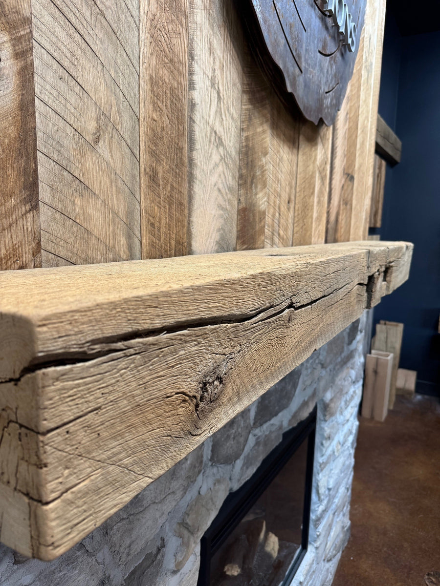 Rough Sawn Mantel