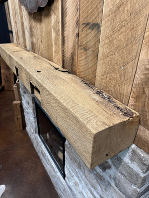 Rough Sawn Mantel