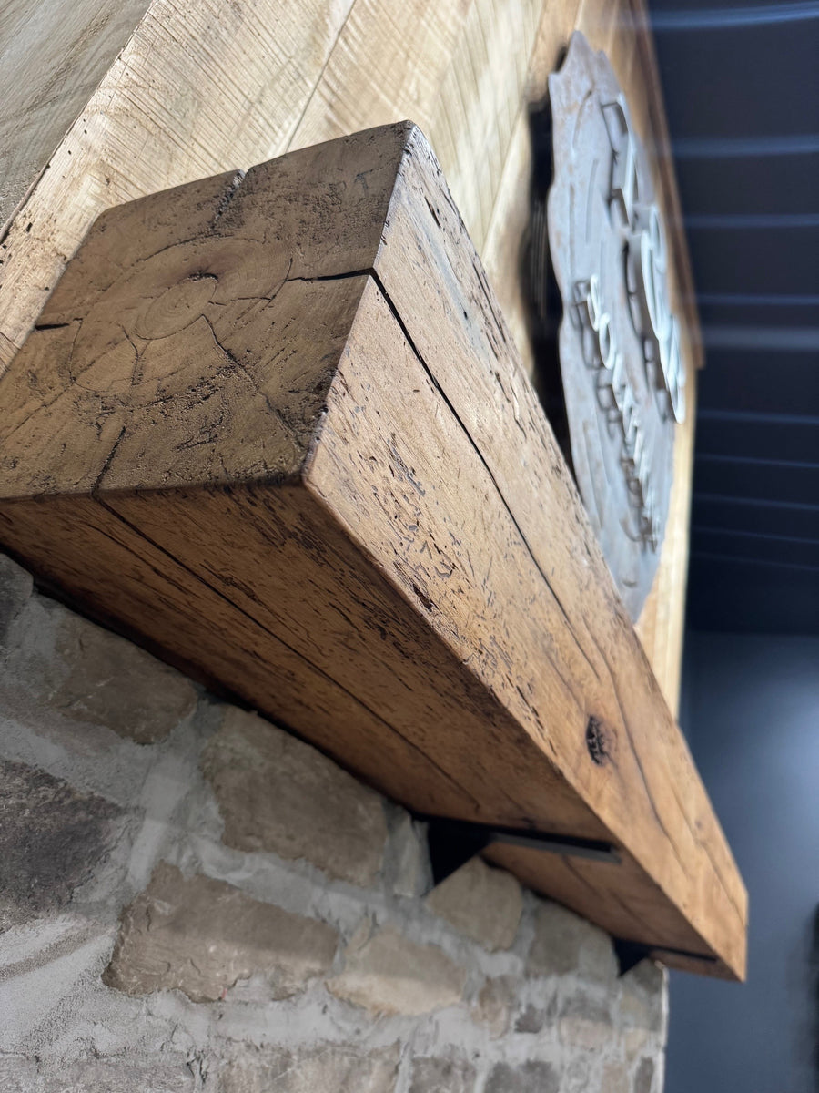 Milled Spalted Maple W/ Light Brown Wax