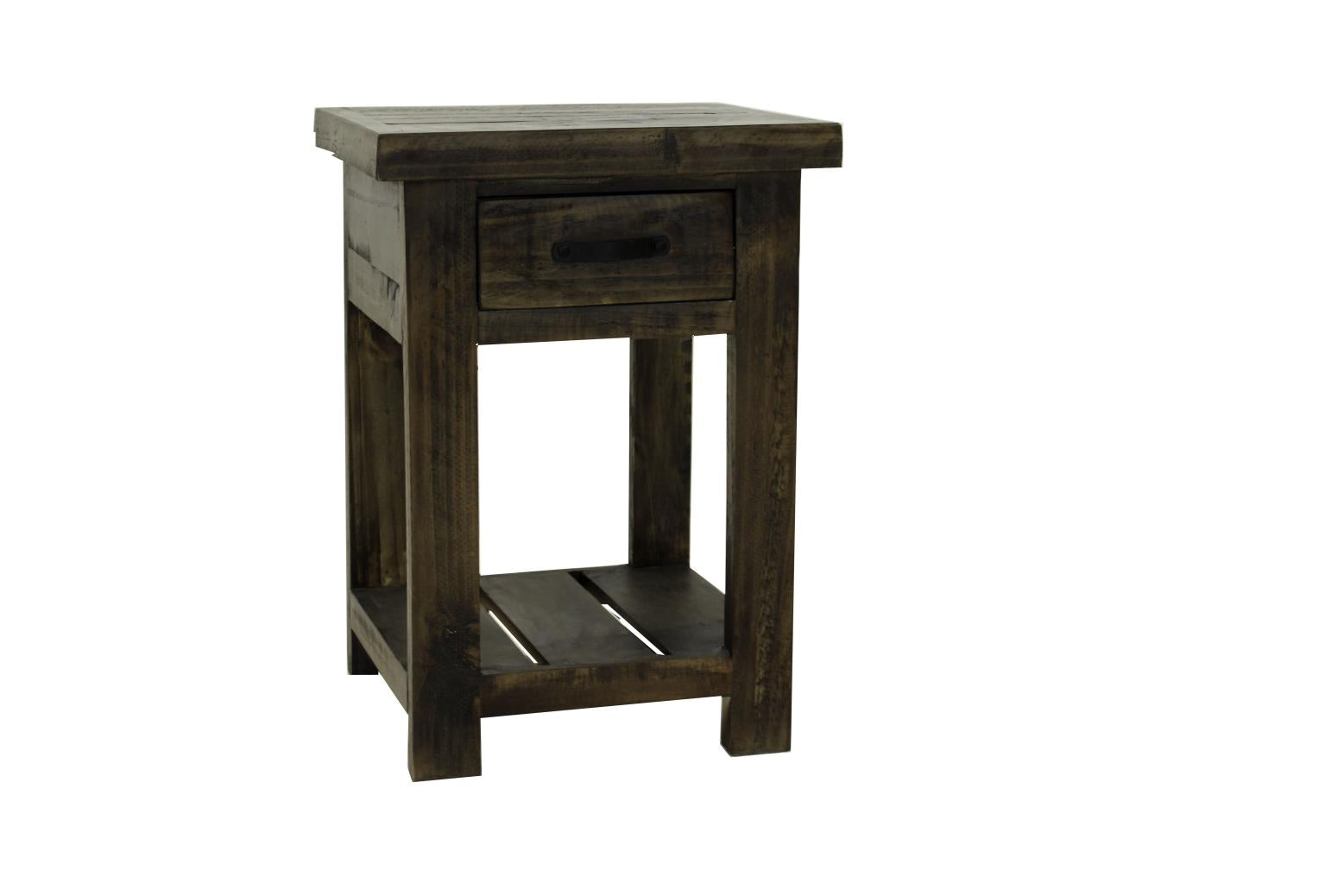 tobacco end table Maslyn Light adding visual contrast Prescott Tobacco Occasional Tables Collection