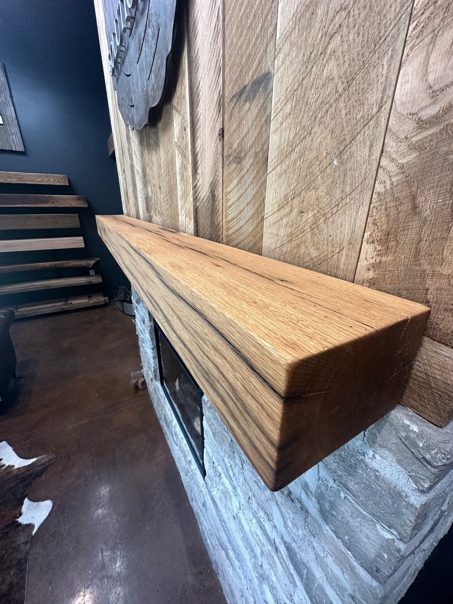 White Oak Milled Mantel