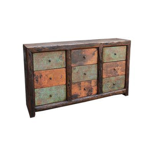 Nine Copper Drawer Buffet