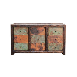 Nine Copper Drawer Buffet