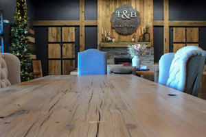 Reclaimed White Oak 10 Foot Settler's Table