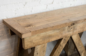 Timber Beam Console Farmhouse Console - Timber & Beam